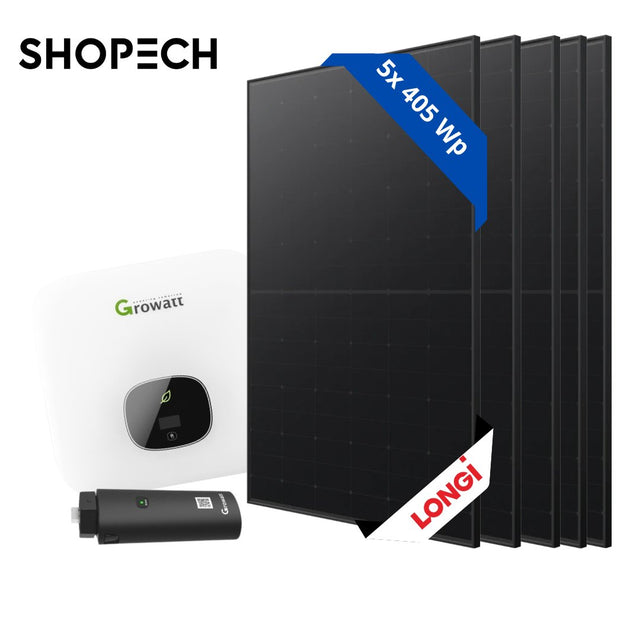 Balkongpaket solceller 2025W - Shopech