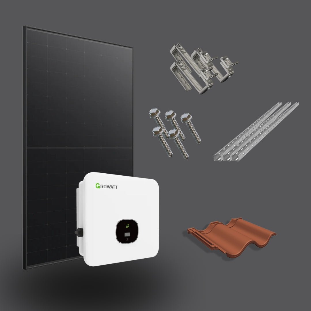 Komplett Solcellspaket 15kW (Betongpannor) - Shopech