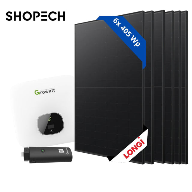 Balkongpaket solceller 2430W - Shopech